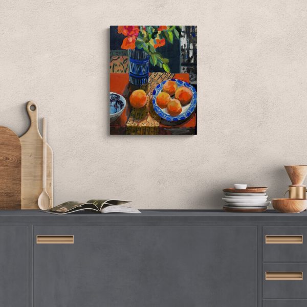 Painting no. 4 by Kate Nielsen currently exhibiting at Winmark Wines
