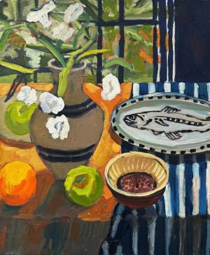 Painting no. 2 by Kate Nielsen currently exhibiting at Winmark Wines