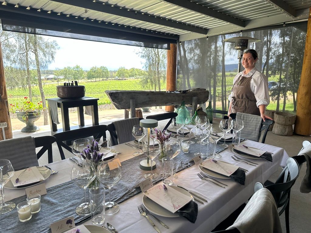 Sea salt & Sage catering at Winmark Wines events