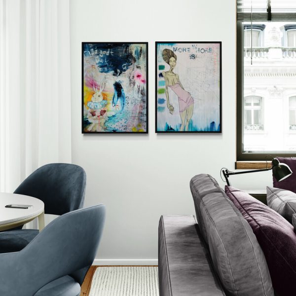 Just love me and the bird girlGiclee Print by Julie Bidstrup
