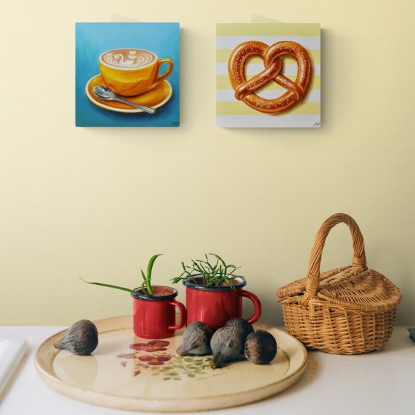 2 paintings by Natasha Junmanee
