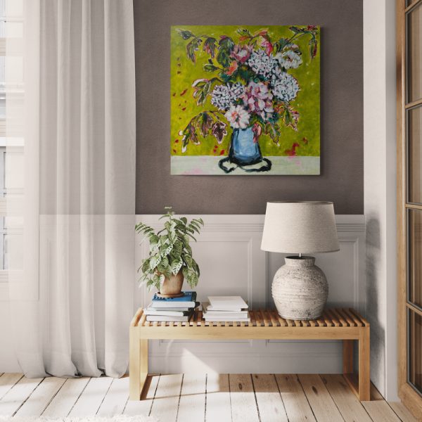 "Asien Lime" painting by Patricia Cooke