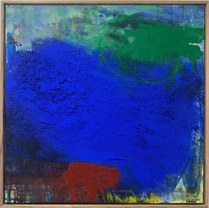 "Foremost" abstract painting by Charles Hebert, currently exhibited at Winmark Art Gallery