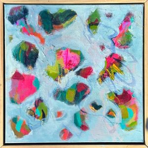 "Cobalt & Turquoise II" painting by Patricia Cooke