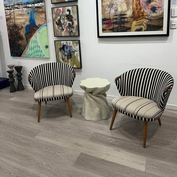 White table by Sophia Goldschmidt now at Winmark Art Gallery