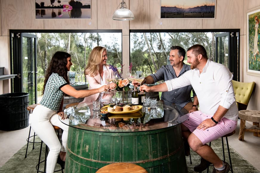 Wine tasting at Winmark Wines Hunter Valley