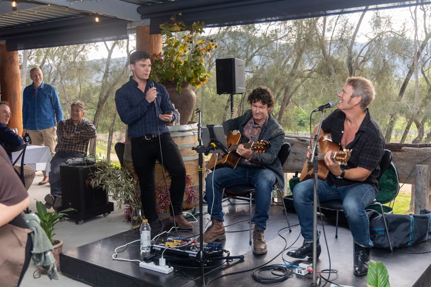 Musicians at Winmark Wines