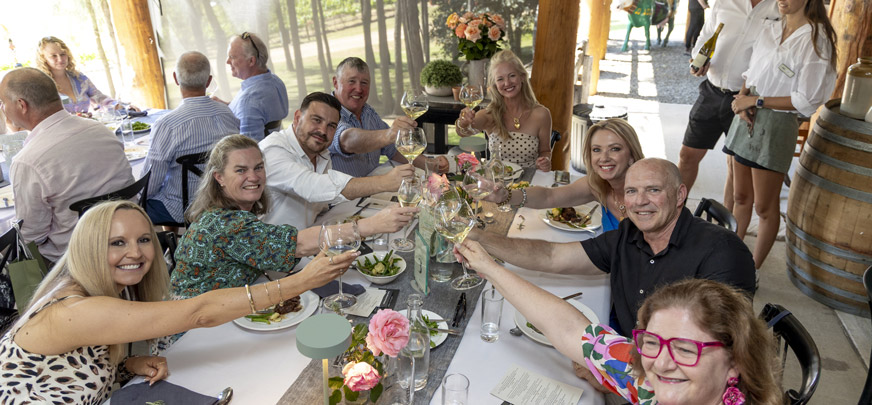 Guests at Winmark's Chardonnay Long Lunch 11th October 2025