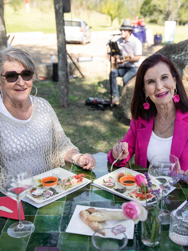 Guests at Little bit of Broke Winmark Cellar Door
